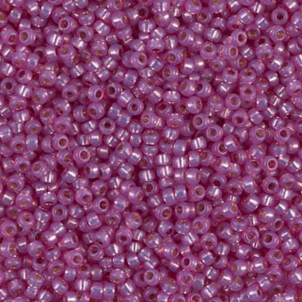 Size 11 Miyuki Seed Beads -- 4246 Duracoat Lilac / Silver Lined