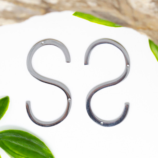 Stainless Steel Letter S 21x37mmPendant