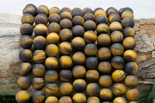 Tiger Eye Matte 10mm Round