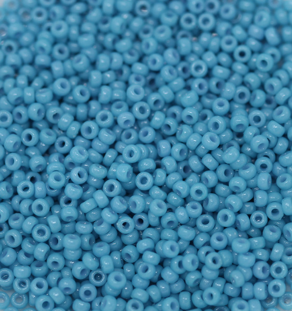 Size 11 Miyuki Seed Beads -- D4478 Duracoat Opaque Turquoise