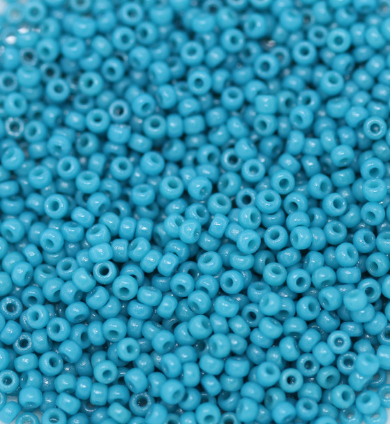 Size 11 Miyuki Seed Beads -- D4483 Duracoat Opaque Cerulean