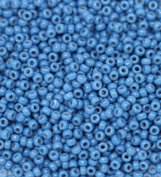Size 11 Miyuki Seed Beads -- D4485 Duracoat Opaque Egyptian Blue