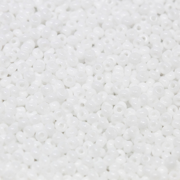 Size 11 Czech Seed Beads --103 White