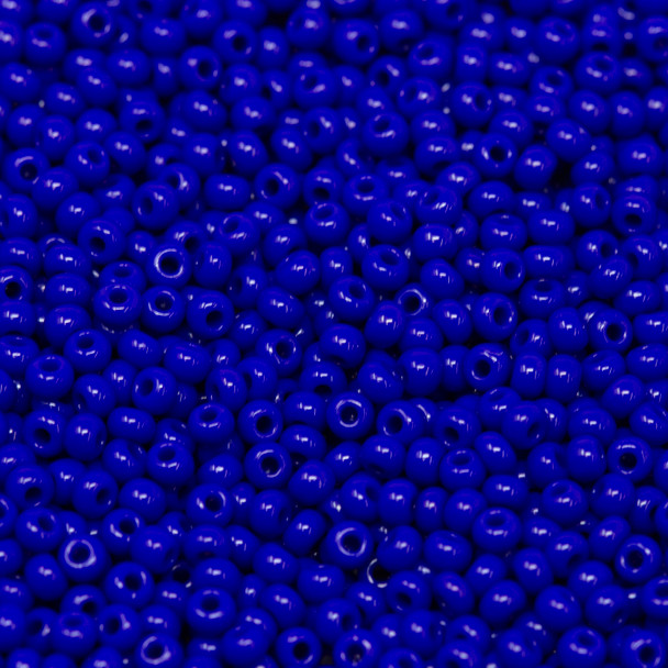 Size 11 Czech Seed Beads --122 Royal Blue