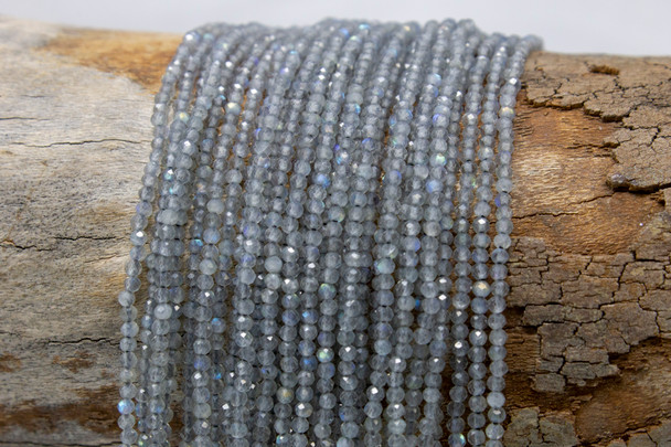 Labradorite A Grade Polished 2mm Faceted Round