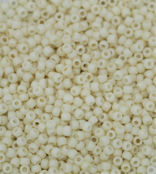 Size 11 Toho Seed Beads -- F400 Buttercream Matte