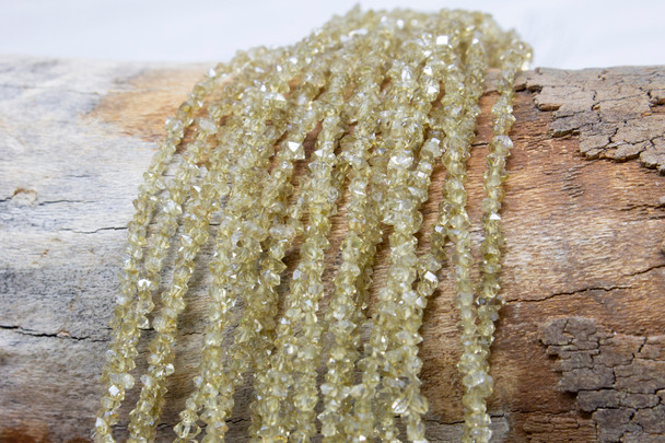Herkimer Diamond Polished Color Treated Champagne 2x3mm Diamond
