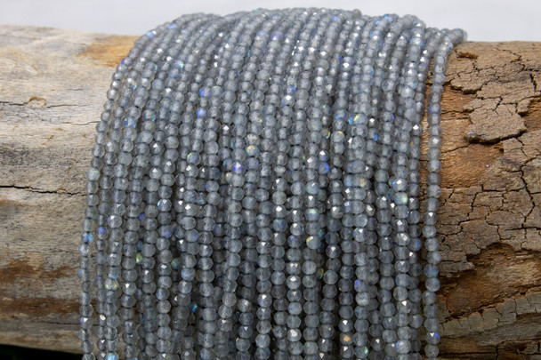 Labradorite A Grade Polished 2.5mm Faceted Round