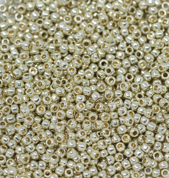 Size 11 Toho Seed Beads -- P470 Galvanized Silver