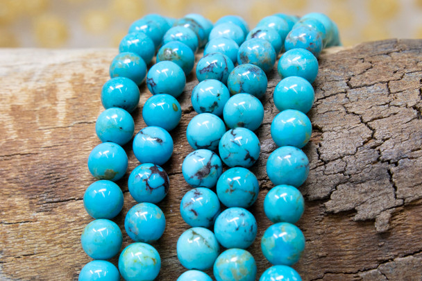 Hubei Turquoise Polished 6mm Round