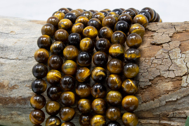 Tiger Eye Grade A Polished 8mm Round