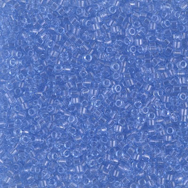 Delicas Size 11 Miyuki Seed Beads -- 1405 Transparent Pale Sky Blue