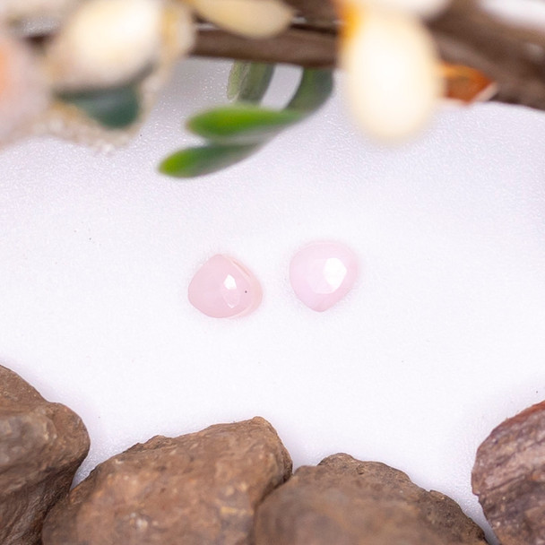 Pink Opal Polished 3.5mm Briolette