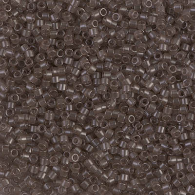 Delicas Size 11 Miyuki Seed Beads -- 1417 Transparent Taupe