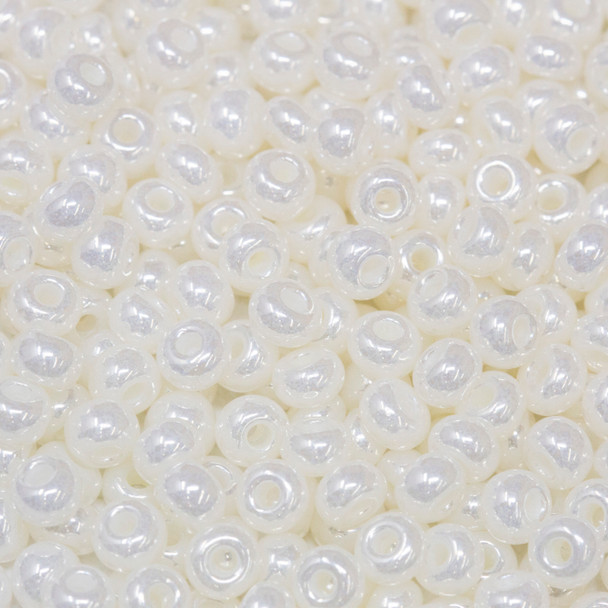 Size 6 Czech Seed Beads -- 96 Navajo Pearl