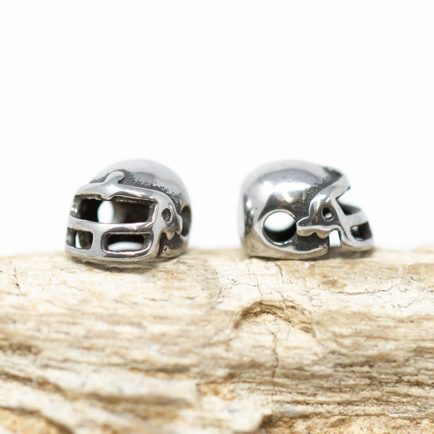 Stainless Steel 7x9mm Football Helmet Bead