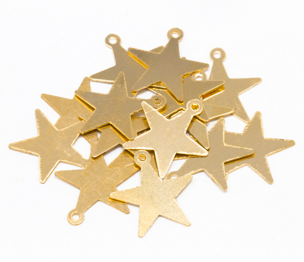 14K Gold Filled 14.5x16mm Star Charm