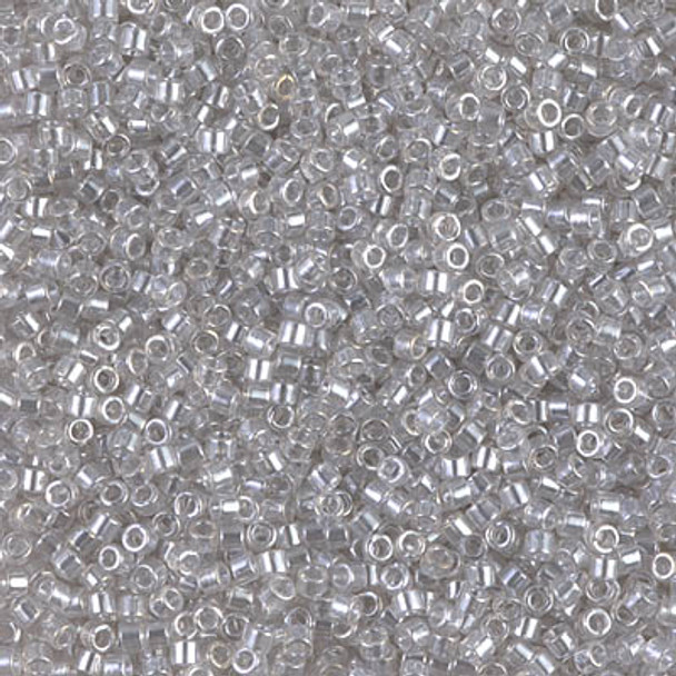 Delicas Size 11 Miyuki Seed Beads -- 1477 Transparent Pale Taupe Luster