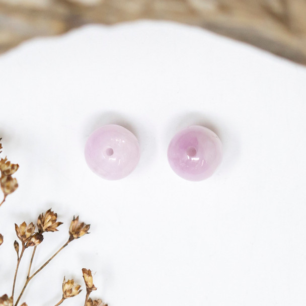Kunzite Polished 8mm Round - Sold Individually