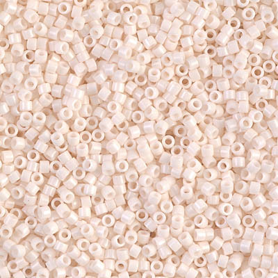 Delicas Size 11 Miyuki Seed Beads -- 1490 Opaque Bisque