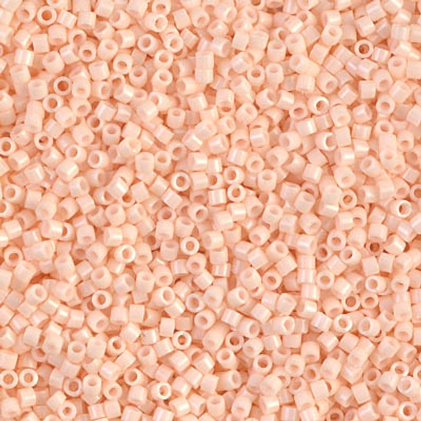 Delicas Size 11 Miyuki Seed Beads -- 1492 Opaque Light Peach