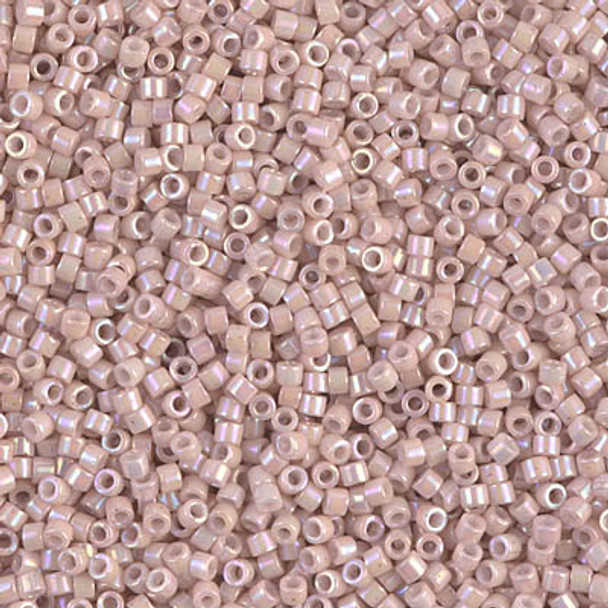 Delicas Size 11 Miyuki Seed Beads -- 1505 Opaque Pink Champagne AB