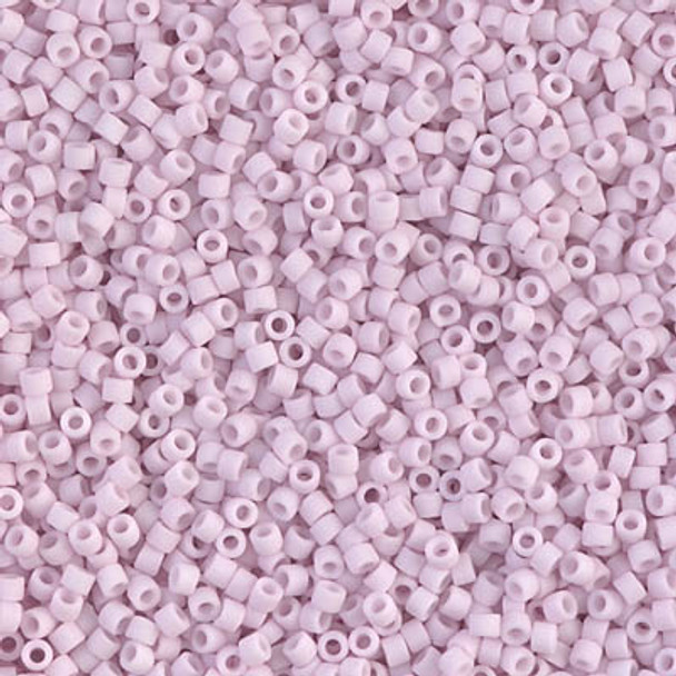 Delicas Size 11 Miyuki Seed Beads -- 1514 Opaque Pale Rose Matte