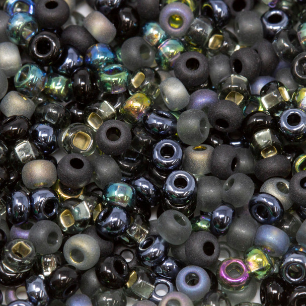 Size 8 Czech Seed Beads -- 1108 Witch's Brew