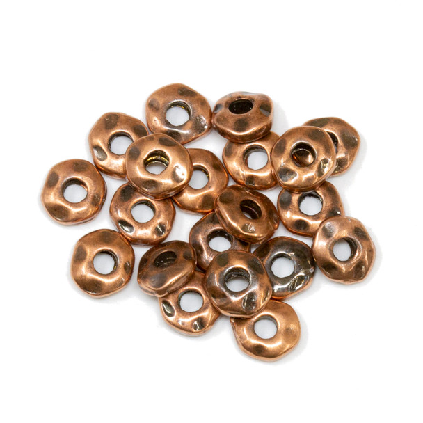 Antique Copper Plated 6-7mm Nugget - 20 Pieces