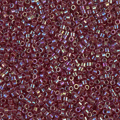 Delicas Size 11 Miyuki Seed Beads -- 1574 Opaque Current AB
