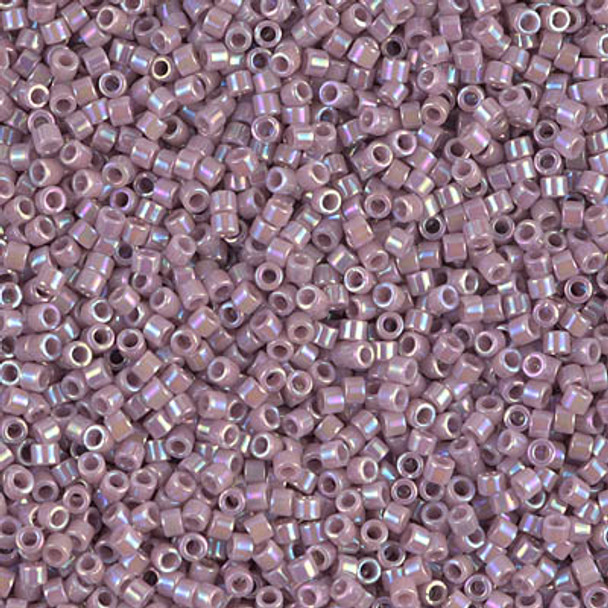 Delicas Size 11 Miyuki Seed Beads -- 158 Opaque Lilac AB