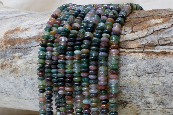 Fancy Jasper Polished 2x4mm Rondelle