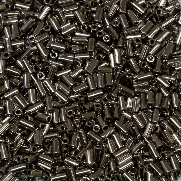 Toho 3mm Bugle Beads -- 464A Nickel Plated