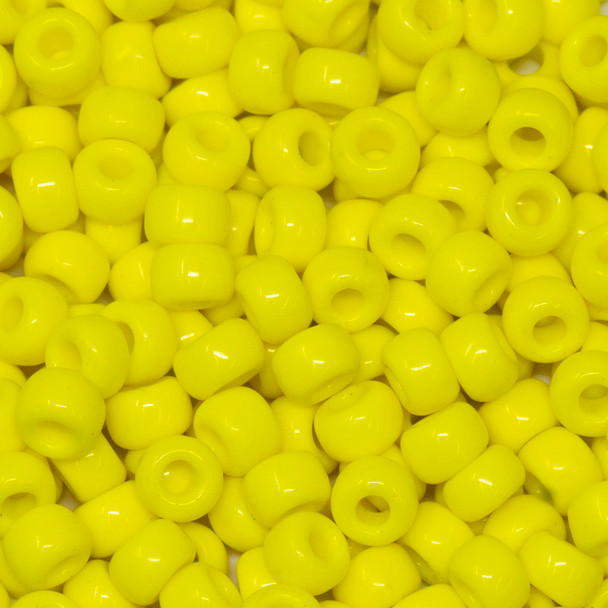 Size 6 Miyuki Seed Beads -- 404 Opaque Yellow