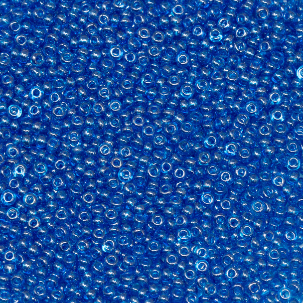 Size 11 Czech Seed Beads -- 36 Dark Aqua Luster