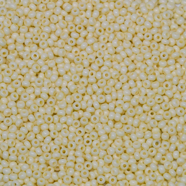 Size 11 Czech Seed Beads -- 813 Ivory