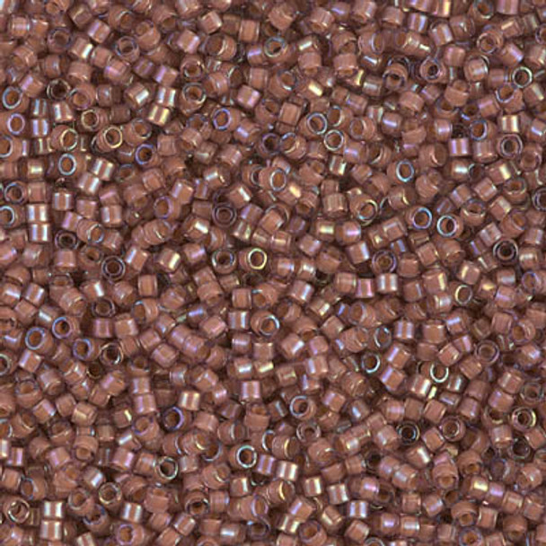Delicas Size 11 Miyuki Seed Beads -- 1737 Amethyst AB / Rose Lined