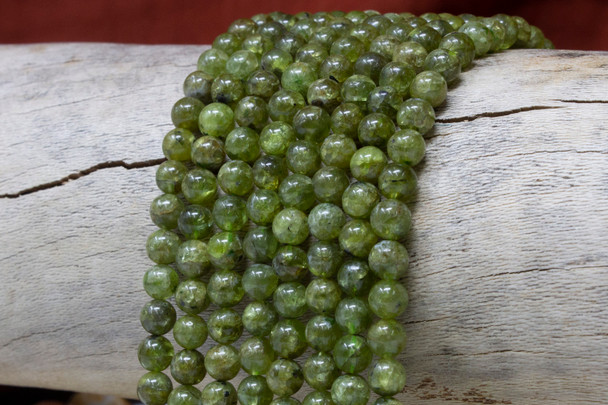 Peridot Polished 6mm Round - Medium