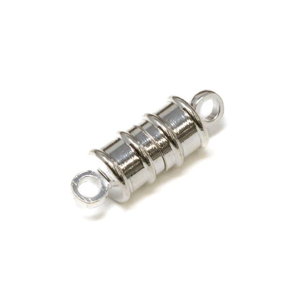 Silver Plated 17x6mm Magnetic Clasp
