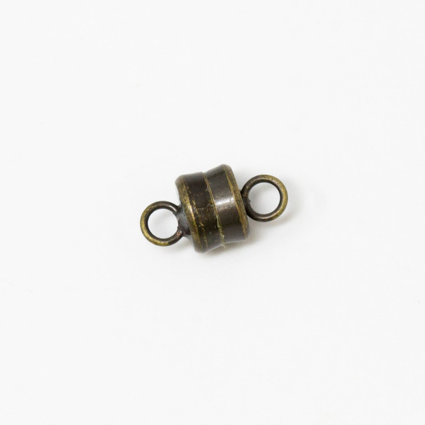 Antique Bronze Plated 11x6mm Magnetic Clasp