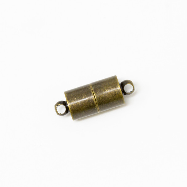 Antique Bronze Plated 16x6mm Magnetic Clasp