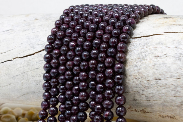 Garnet Polished 6mm Round