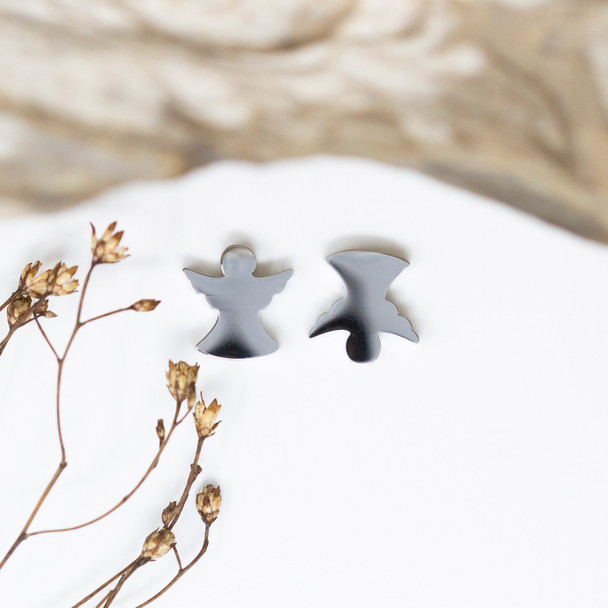 Stainless Steel 9x10mm Angel Bead
