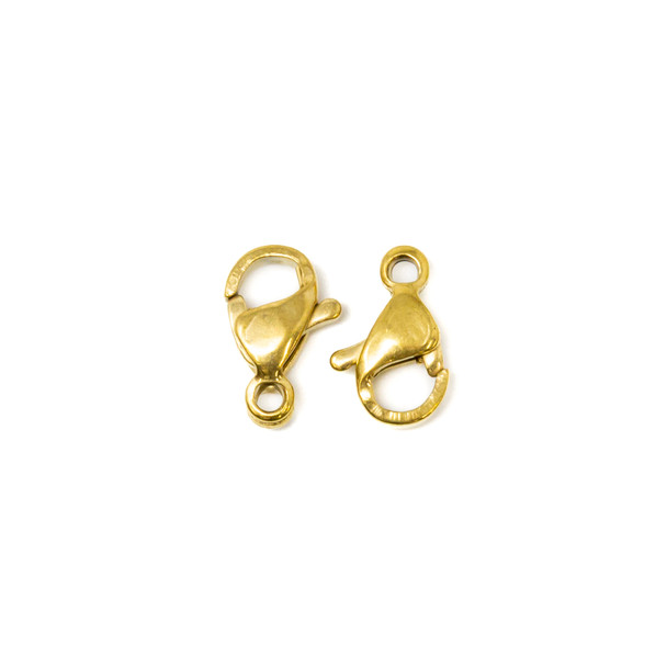 Gold Plated 9x6mm Lobster Clasp