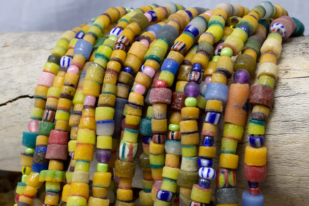 Mixed Glass & Sand Beads