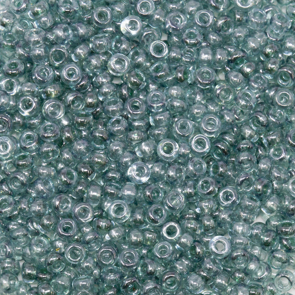 Size 8 Czech Seed Beads -  1065 Aqua Glow