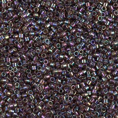 Delicas Size 11 Miyuki Seed Beads -- 180 Transparent Bronze AB