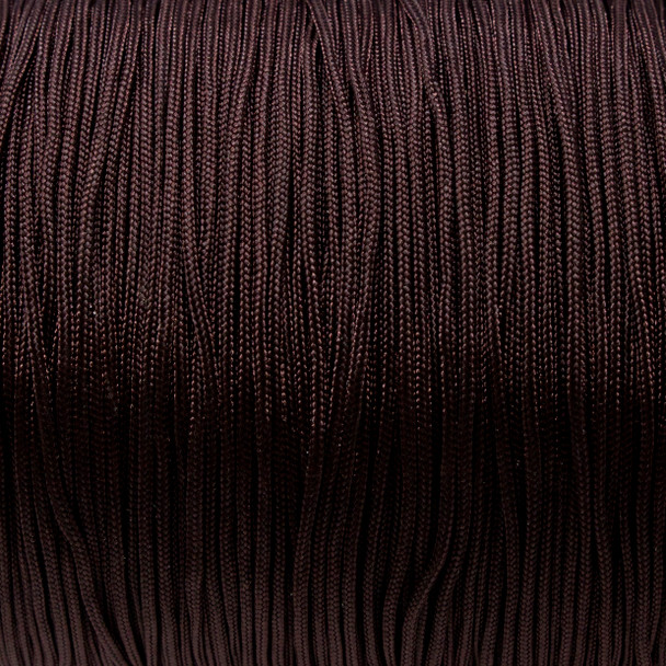 Coconut Brown - 1mm Nylon Chinese Knotting Cord - Sold by the Foot