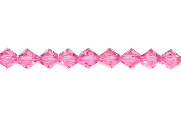 Swarovski Crystal Rose 5328 6mm Bicones