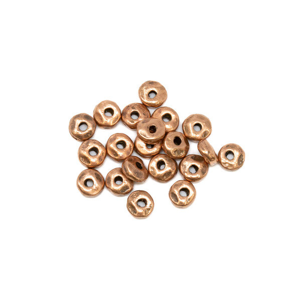 Antique Copper Plated 4-5mm Nugget - 20 Pieces